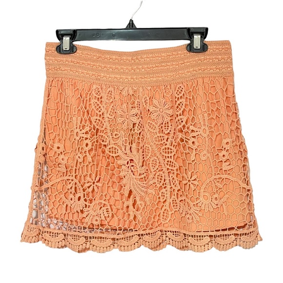 NWT Topshop Lace Mini Skirt - Picture 6 of 8
